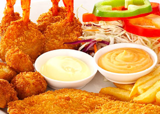 Deep Fried Seafood Platter